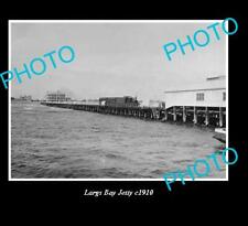 OLD 6 X 4 6x4 HISTORIC PHOTO OF LARGS BAY S.A OLD JETTY c1910 picture