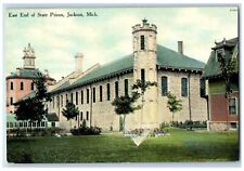 c1910 East End State Prison Jail Guard Jackson Michigan Vintage Antique Postcard picture
