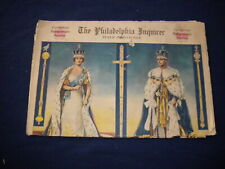 1937 MAY 9 THE PHILADELPHIA INQUIRER ROTOGRAVURE SECTION - CORONATION - NP 6026 picture