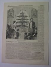 1861 - The CHRISTMAS TREE - holiday illustration as the Civil War begins picture