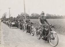 Black and White Photo 1917 Harley Davidson For the War Motorcycles  Reprint A-5 picture