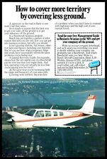1980 Beechcraft Bonanza Private Plane Company Jet Vintage Print Ad Bridge Decor picture