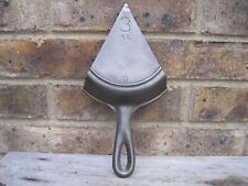 VINTAGE LODGE #3 CAST IRON SKILLET CUSTOM MADE INTO A PIE SERVER picture