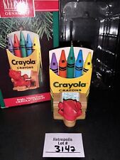 Hallmark 1991 Ornament Bear and Organ Bright Vibrant Colors Crayola Crayons picture