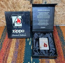 Zippo 75th Anniversary Lighter Swarovski Crystal Limited Edition 1 Of 14,000 NEW picture