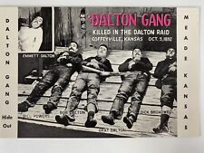 Vintage Dalton Gang Hide Out Post Card Killed In Raid 1892 Meade Kansas picture