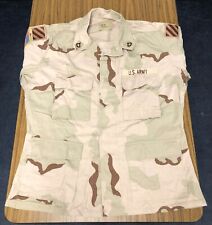 Army Issue DCU Desert Camo Blouse Patched 3ID Med Short OIF OEF picture