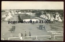 PETAWAWA CAMP Ontario 1910s 70th Battery Lines. Real Photo Postcard picture