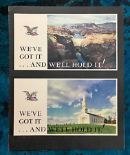 WWII WW2 Original War Poster Hoover Dam Church Home Front Security Army Military picture