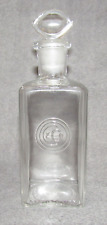 Antique / Vintage Colgate Clear Glass Perfume Bottle – Ground Top – 6.75” Tall picture