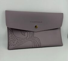 Starbucks Lilac Clutch, Card Holder, Leather, Siren Tail, Limited Edition 10x6 picture