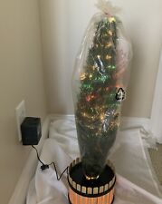 Vtg Kurt Adler Fiber Optic Christmas Tree 32 inch Color Changing In Original Box picture