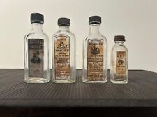 Bundle of 4 Vintage Medicine/Oil Bottles picture