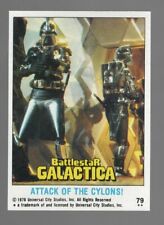 1978 Topps Battlestar Galactica #79 ATTACK OF THE CYLONS SET BREAK SEE SCAN picture