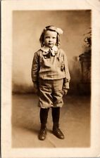Real Photo Postcard Little Girl in an Iowa Photo Studio picture