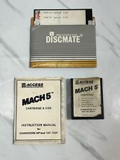 Vintage C64 Commodore 64 MACH 5 Fast loader Cartridge With 2 Disk 5.25 picture