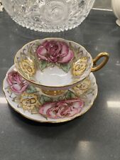 Taylor & Kent Cabbage Roses Teacup and Saucer Set picture