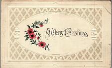 1916 MERRY CHRISTMAS GERMANTOWN STATION FLAG CANCEL EMBOSSED POSTCARD 20-111 picture