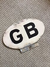 Vintage Car Badge - Oversized GB Car Badge - Large Oversized GB Touring Plate picture
