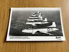 Royal Navy Vickers Supermarine Attacker postcard picture