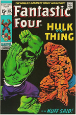Fantastic Four #112 Facsimile Cover Marvel Reprint Interior Hulk vs The Thing picture