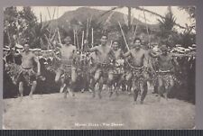 circa 1915 New Zealand - Maori Haka (War Dance)  Unposted WWI era picture
