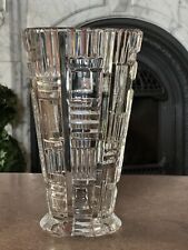 Marquis By Waterford  Crystal  Cubist Vase 12” picture