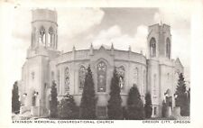 Postcard OR Oregon City Atkinson Memorial Congregational Church Vintage PC J6841 picture