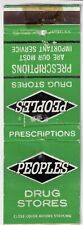 Peoples Drug Stores FS Empty Matchbook Cover picture