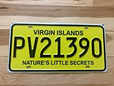 British Virgin Islands License Plate  picture