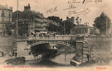 CPA 11 - NARBONNE (Aude) - Entrance to the City and Voltaire Bridge (small animation picture