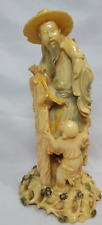 Vintage Asian Resin Carving Made In Italy Archer International Imports Numbered picture