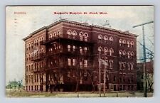 St Cloud MN-Minnesota, Raphael's Hospital, Antique, Vintage c1909 Postcard picture