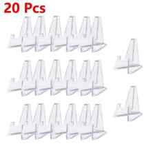 * 20 DISPLAY EASEL STANDS FOR Small Knives Challenge Coin Holders CLEAR ACRYLIC picture