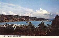 Postcard WA: Gig Harbor, Washington, 4x6, Bird's Eye View picture