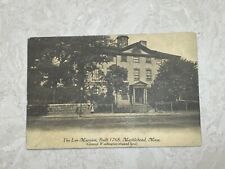 THE LEE MANSION MARBLEHEAD MASSACHUSETTS MA Antique Vintage Postcard Posted 1910 picture