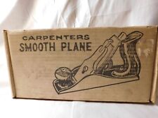 Vintage POWR-KRAFT Montgomery Ward Cast Iron Plane Smooth Bottom 9 Inches Long picture