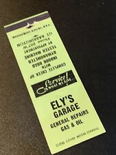 Vintage Matchbook: “Ely’s Garage” picture