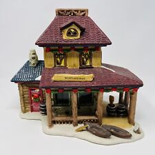 Vintage Holiday Time “Lodge House” Boats and Bait Village Shop J030074 No Light picture