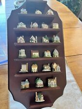 English Country Cottage /Thimble Collection /Set of 24/wooden Display /perfect picture