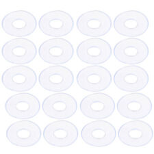 50PCS Clear Plastic Replacement Washers Flat Washers for Shower Door Handles picture