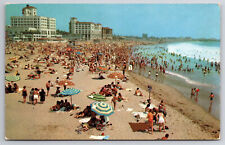 Vintage Postcard Santa Monica Beach front picture