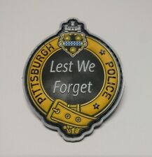 PITTSBURGH LEST WE FORGET PVC PATCH picture
