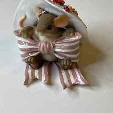 Fitz and Floyd Charming Tails Figurine Pretty in Pink 89/189 picture
