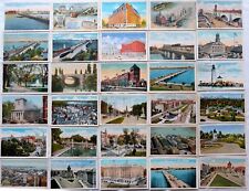 c1920s Boston, Massachusetts~Large Lot of 30 Vintage MA Postcards picture