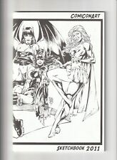 ComiConArt Sketchbook 2011 Tons of sketches and art NM picture