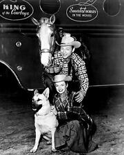 ROY ROGERS & DALE EVANS With TRIGGER Photo (204-H ) picture