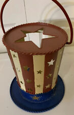 July 4th Hat Lantern Shade Metal Sculpture picture
