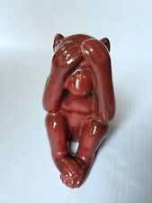 Wise Monkey-See No Evil  Odd, Eclectic  Vintage Ceramic 6