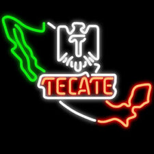New Tecate Eagle Mexico Beer Bar Neon Light Sign 24